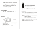 Litever Remote LED Dimmer User manual