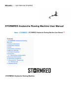 STORMRED Avalanche Rowing Machine User manual