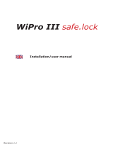 Thitronik WiPro III Safe.Lock Motorhome Alarm System User manual