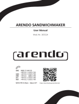 Arendo 305524 Sandwich Maker User manual