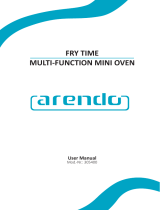 Arendo 305400 Fry Time Multi-Function Mini Oven User manual