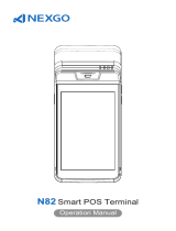NEXGO N82 Smart POST Terminal User manual
