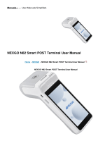 NEXGO N82 Smart POST Terminal User manual