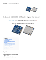 Lierda LoRa 868/915MHz SPI Passive Crystal User manual