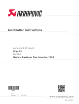 Akrapovic AKS-HD12SO1 User manual