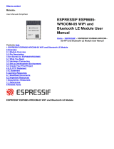 Espressif ESP8685­-WROOM-­05 WiFi and Bluetooth LE Module User manual