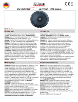 Audio System EX 165 SQ User manual