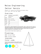 Noise Engineering Imitor Versio Black Panel User manual