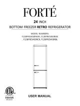 Forte F12BFRES450RWW User manual