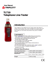 Triplett TLT10 User manual