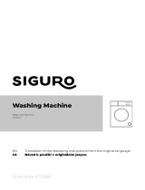 SIGURO SGR-WM-F721W User manual