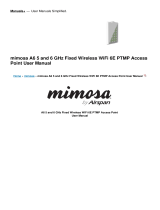 MimosaA6 5 and 6 GHz Fixed Wireless WiFi 6E PTMP Access Point