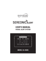 Serene Innovations CA-360Q Visual Alert System User manual