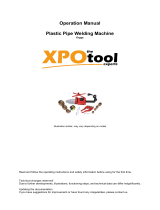 xpo 61492 Plastic Pipe Welding Machine User manual