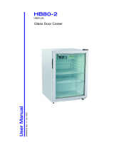 Skope HB80-2 Glass Door Cooler User manual