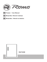 Romo RUF103W Drawer Freezer User manual
