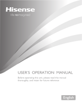Hisense RR154D4AW2 User manual