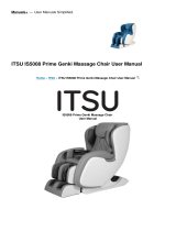 ITSU IS5008 Prime Genki Massage Chair User manual