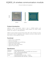 Jimi IoT XQ600 LA Wireless Communication Module User manual