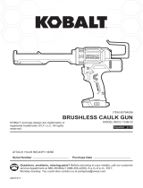 Kobalt KCG 124B-03 User manual