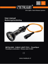 METALSUB kl1242 Cable Light User manual