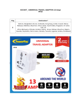 PowerPacPP33 Universal Travel Adapter