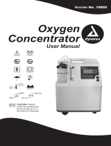 dynarex 10800 Oxygen Concentrator 5 LPM Liters User manual