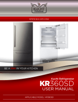 Kucht KR360SD Built In Bottom Freezer Refrigerator User manual