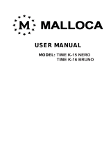 Malloca TIME K Series User manual