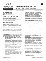 Sun Joe 24V-PS8-LTE User manual