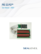 SeaLevel PIO-32.PCI Input Digital Interface Card User manual