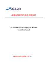 JA SOLAR PV User manual