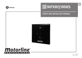 Motorline professional MPXRQ1MWS User manual