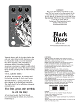 Black Mass ELECTRONICS X Guitar Pedal User manual