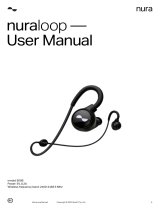 nura E00B Nuraloop Wireless Wired Headphone in Ear User manual