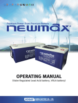 NEWmax SG1000H Accumulator Battery User manual