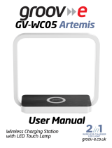 Groov-e GV-WC05 Artemis Wireless Charging Station User manual