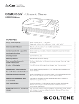 SciCan SD-485 StatClean Ultrasonic Cleaner User manual