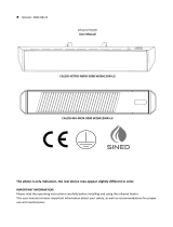 SINED CALDO-VETRO-NERO-2000 W20A12GR-LG User manual