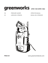 Greenworks GPW1501 User manual