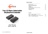 Opticis DPFX-100-TR User manual