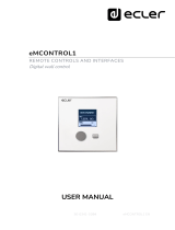 Ecler eMCONTROL1 User manual