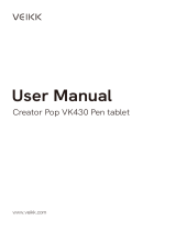 VEIKK Creator Pop VK430 User manual