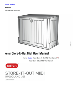 Keter Store-It-Out Midi User manual
