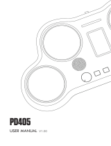 AVATAR PD405 User manual