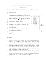 KTE RT001 User manual