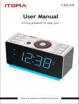 iToma CKS708 Alarm Clock Radio User manual