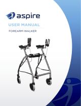 Aspire 05_120606094_0105_1_2 VOGUE FOREARM SEAT WALKER / ROLLATOR User manual