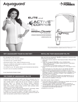 Eureka Forbes Aquaguard UV+UF Elite Active Copper Water Purifier User manual