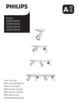 Philips Myliving Kosipo Ceiling Spotlight 4 Heads User manual